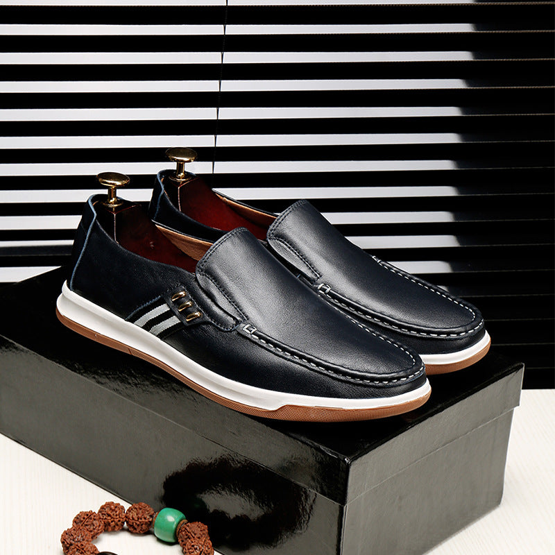 Genuine Leather Casual Men's Shoes - Fashion Brand LadyShow.Store