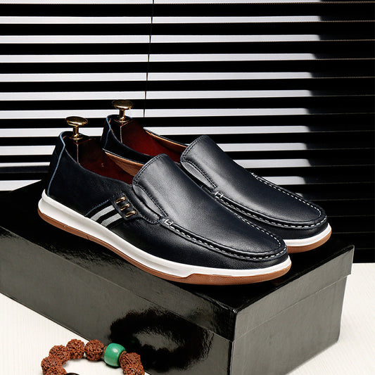 Genuine Leather Casual Men's Shoes - Fashion Brand LadyShow.Store