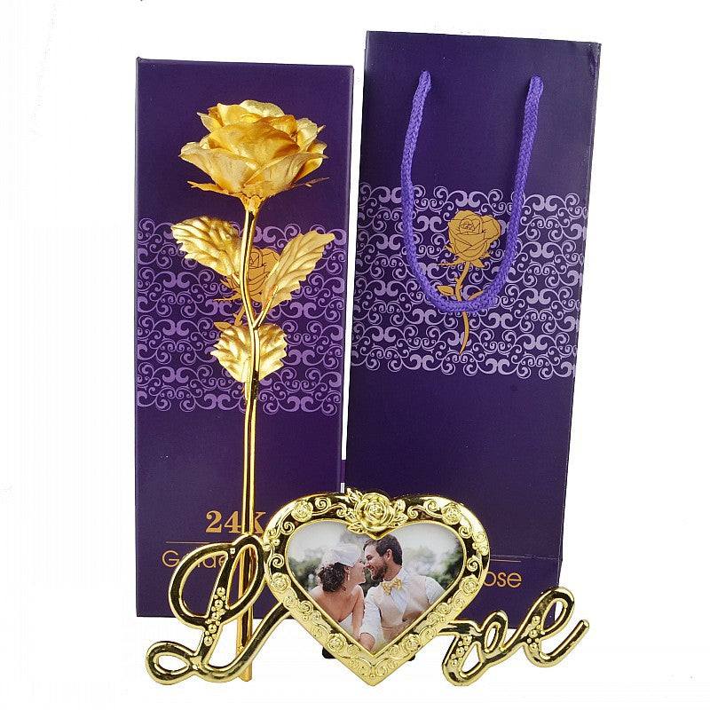 Golden Rose Valentine's Day Gift LadyShow.Store