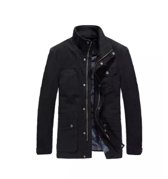 JEEP Men's Spring Cotton Jacket - Long Loose Fit Pi-Mart