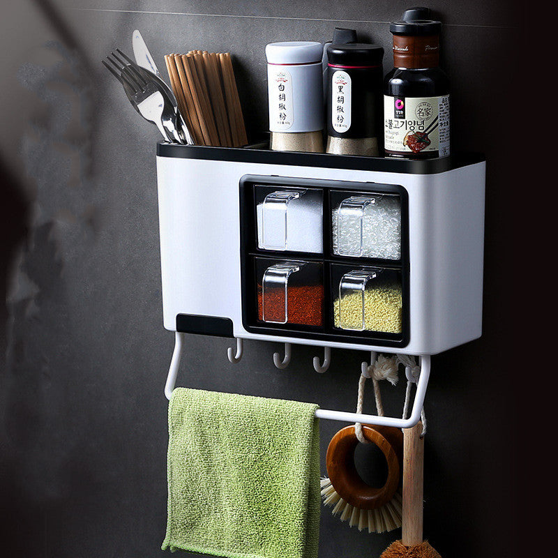 Punch-Free Kitchen Wall Shelf PearlNestDecor.com