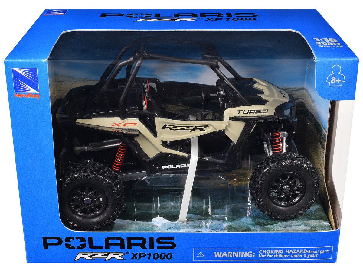 Polaris RZR XP 1000 Dune Buggy Sand Metallic 1/18 Diecast Model by New Ray LuxuryLifeWay Online Store