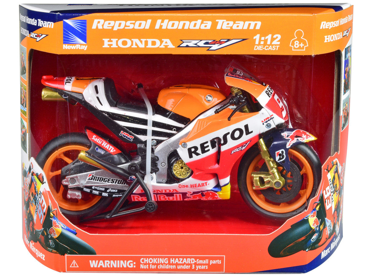 Honda RC213V Motorcycle #93 Marc Marquez "Repsol Honda Team" MotoGP (2015) 1/12 Diecast Model by New Ray LuxuryLifeWay Online Store