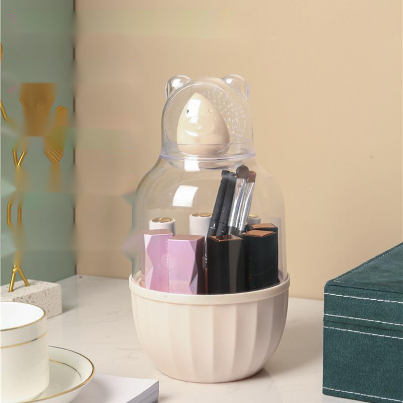 Girl Heart Lipstick Storage Box Makeup Brush Cosmetic Storage Bucket