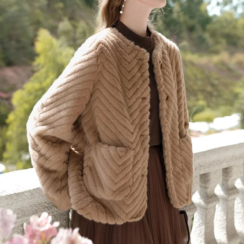 Furry Coat Women's Autumn And Winter Leisure Coat Best YouTube Store