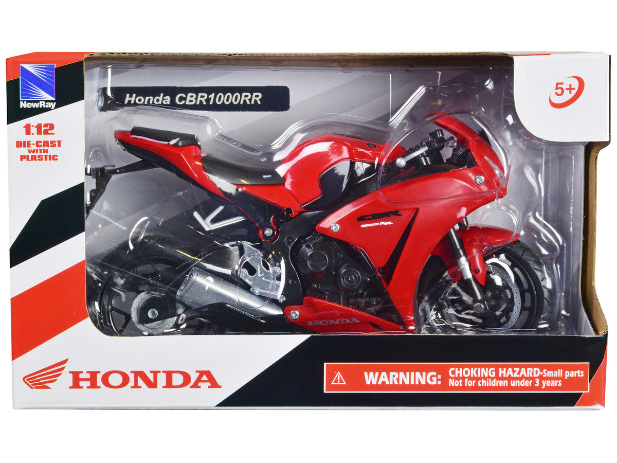 Honda CBR 1000RR Motorcycle Red and Black 1/12 Diecast Model by New Ray LuxuryLifeWay Online Store