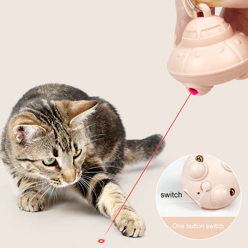 Cat Laser Toy Pointer Cat Collar Automatic Interactive Cat Toy For Kittens Dogs Game USB Charging Electric Training Pet Items Pets Fashion