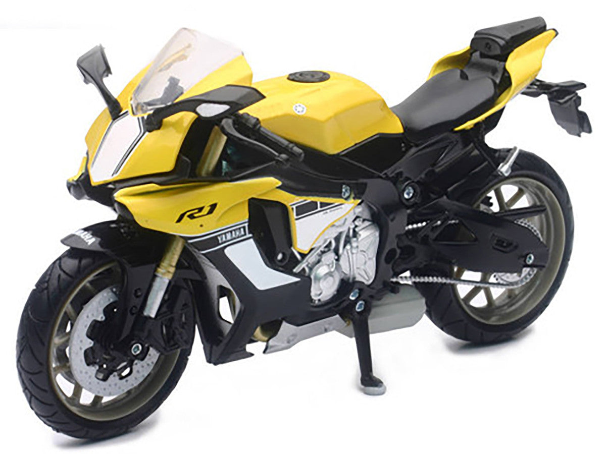 2016 Yamaha YZF-R1 Yellow Motorcycle Model 1/12 by New Ray LuxuryLifeWay Online Store