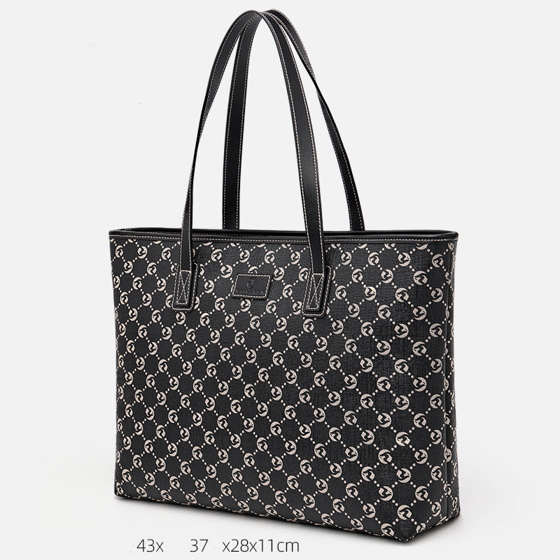 Women's Large Capacity Genuine Leather Tote Bag LadyShow.Store