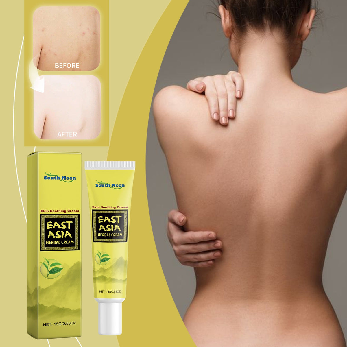 Herbal Soothing Moisturizing Cream 15g-box Tri Light Beauty