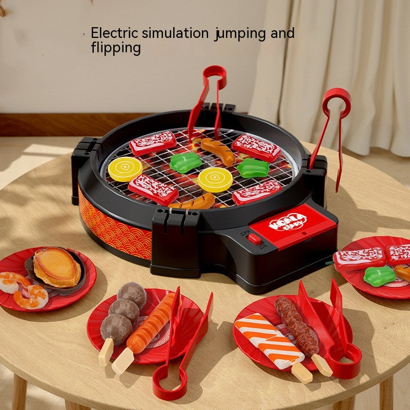 Children Play House Toy Simulation Kitchenware Electric Oven Hot Pot