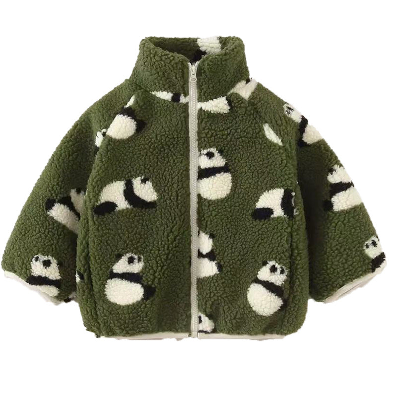 Girl Thickened Fleece Jacket For Kids LadyShow.Store