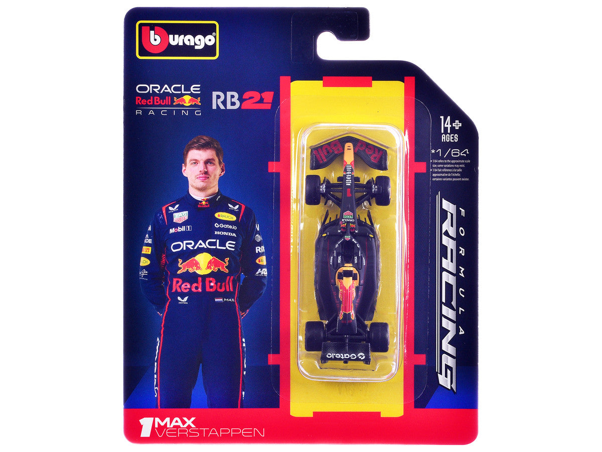Red Bull Racing RB21 #1 Max Verstappen Formula One F1 World Championship (2025) "Formula Racing" Series 1/64 Diecast Model Car by Bburago LuxuryLifeWay Online Store
