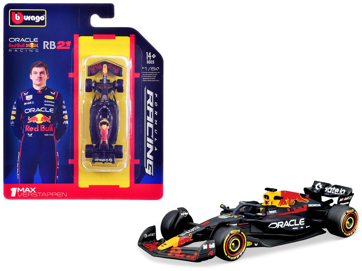 Red Bull Racing RB21 #1 Max Verstappen Formula One F1 World Championship (2025) "Formula Racing" Series 1/64 Diecast Model Car by Bburago LuxuryLifeWay Online Store