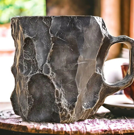 400ml Resin Mineral Crystal Coffee Mugs With Handles Elegant Fake Mineral Crystal Cup For Workplace Home Decor Christmas Gift Kitchen Gadgets PearlNestDecor.com