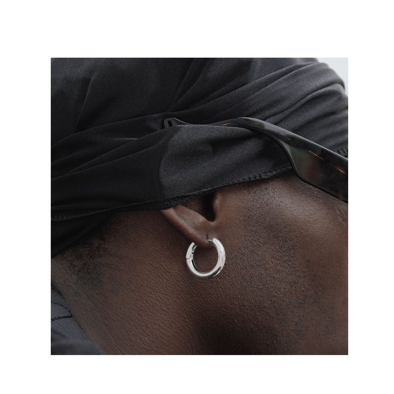 925 silver hoop earring