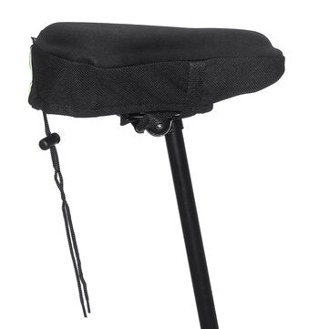SGODDE 27x26cm Bike Saddle Memory Foam Comfort Breathable Reflective Bicycle Seat for MTB Exercise Bike E-Bike with Waterproof Cover LuxuryLifeWay Online Store
