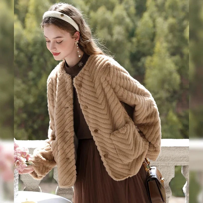 Furry Coat Women's Autumn And Winter Leisure Coat Best YouTube Store
