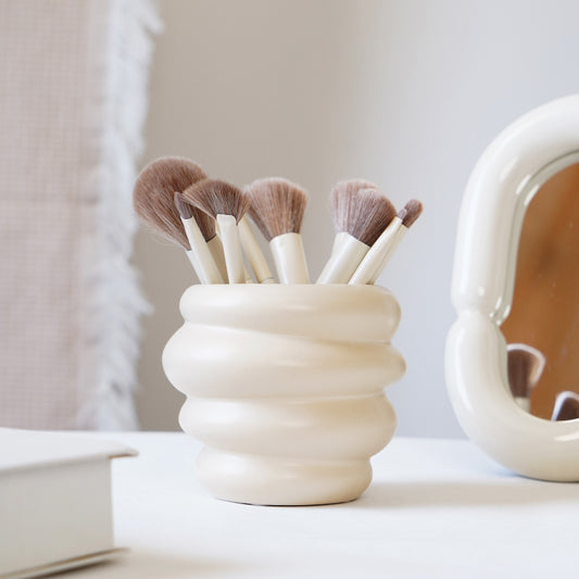 Makeup Brush Storage Cylinder Ins Style Dresser CJD2