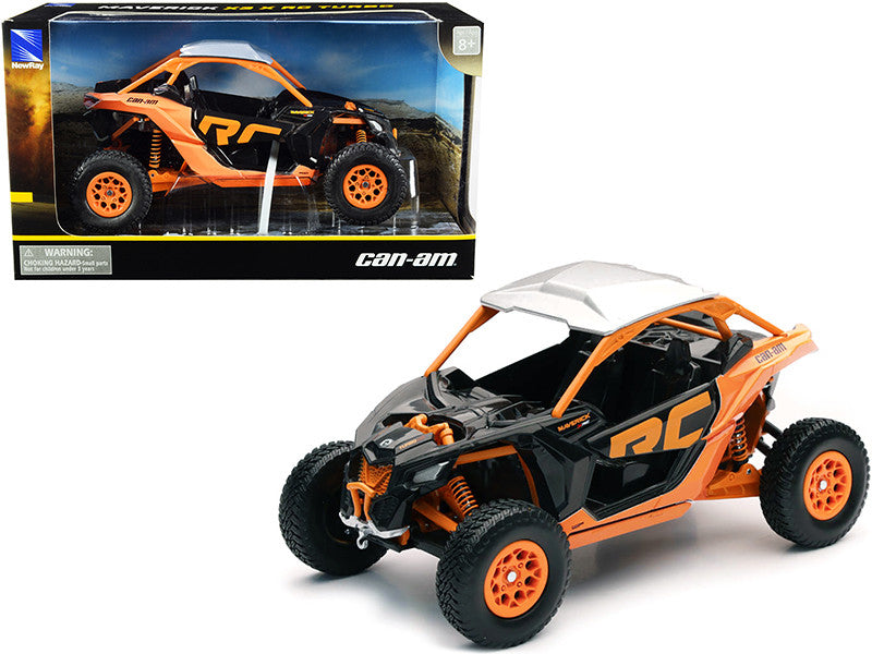 Can-Am Maverick X3 XRC Turbo ATV Orange and Black 1/18 Diecast Model by New Ray LuxuryLifeWay Online Store