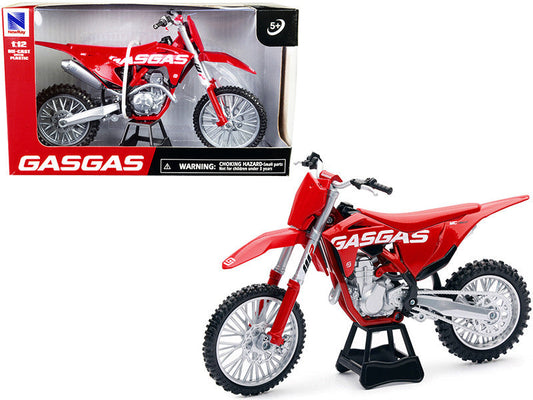 GasGas MC 450F Bike Motorcycle Red 1/12 Diecast Model by New Ray LuxuryLifeWay Online Store