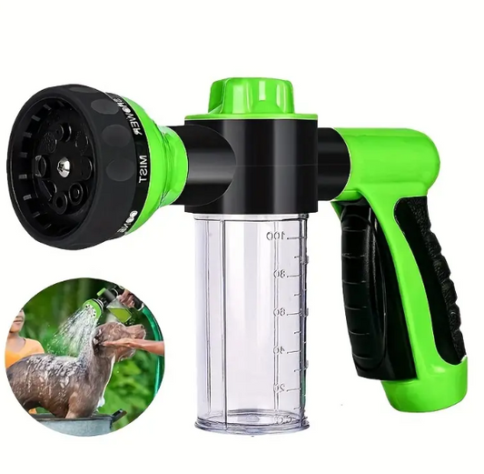 Pet Dog Wash Outdoor, High-Pressure Pet Shower Sprayer Dog Shower Brush And Pet Grooming Comb For Watering Flowers, Car Washing, Pet Bathing LadyShow.Store