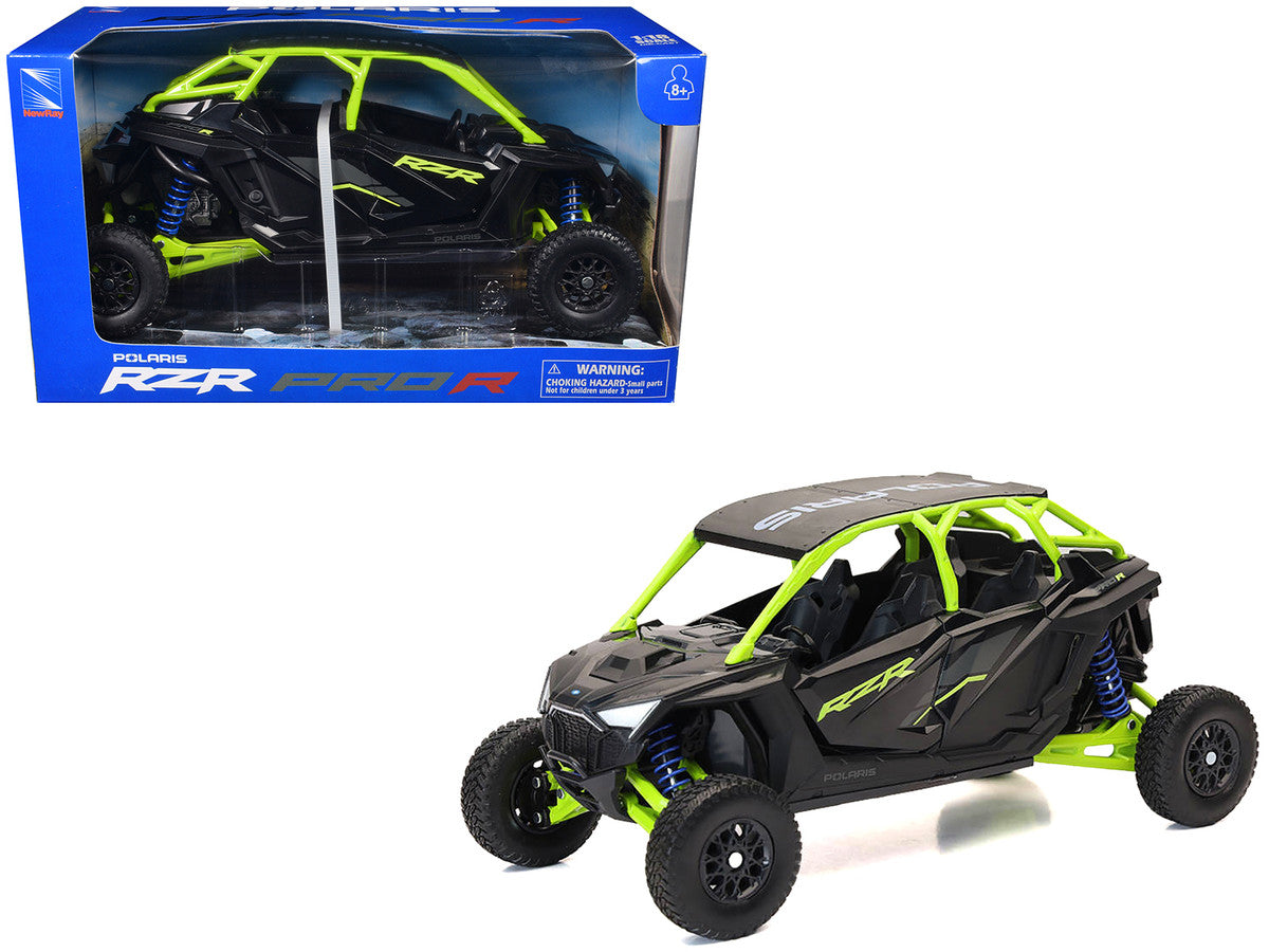 Polaris RZR Pro R UTV Black and Lime Green 1/18 Diecast Model by New Ray LuxuryLifeWay Online Store