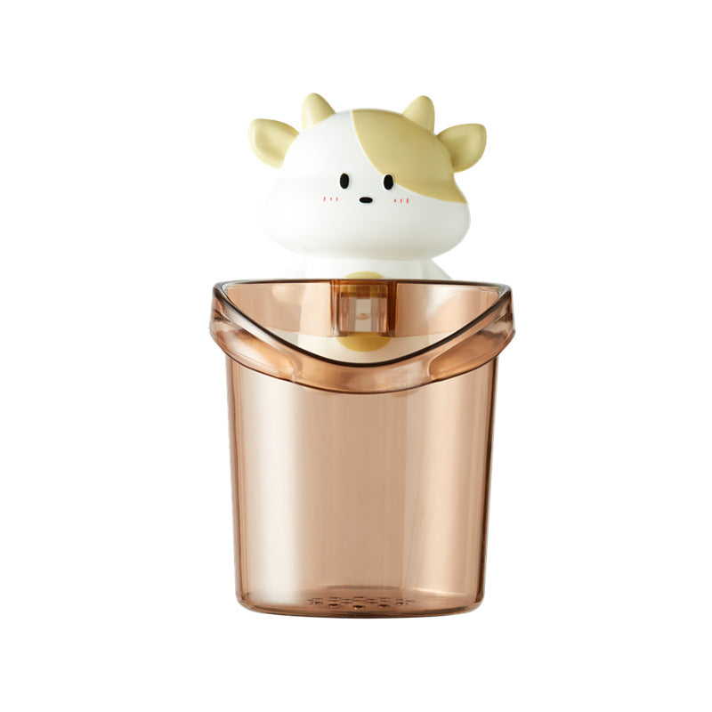 Bathroom Shelf Free Punch Wall Hanging Makeup Brush Storage Box CJD