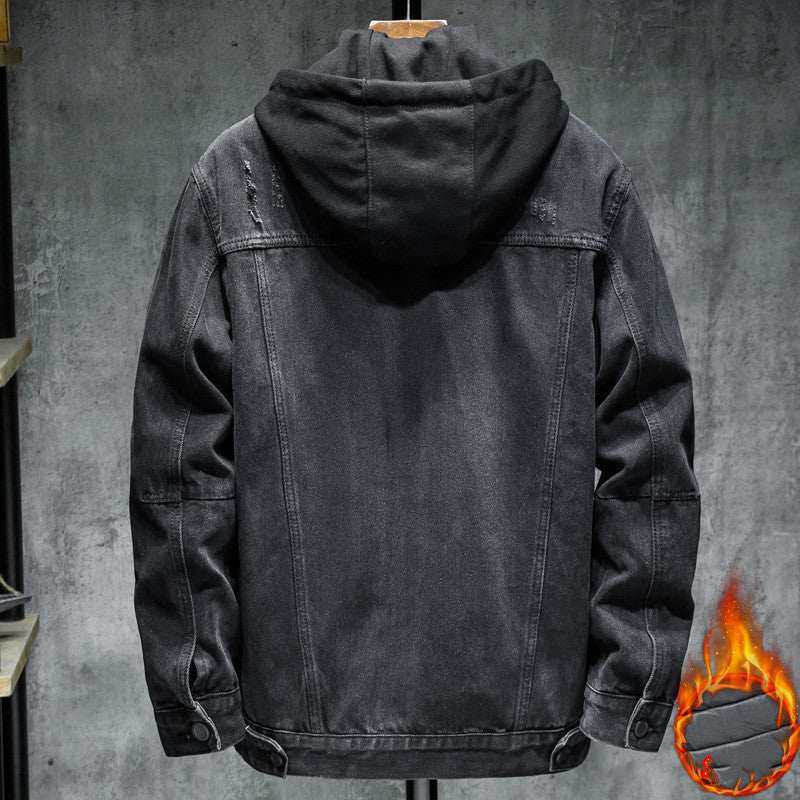 Thick denim jacket men Best YouTube Store