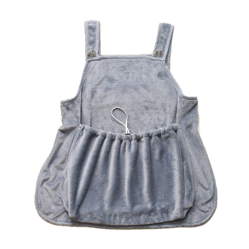 Touch The Cat Clothes Pets Apron Non-stick Anti-grab Soft Plush Camisole Pinafore For Pets Pets Fashion