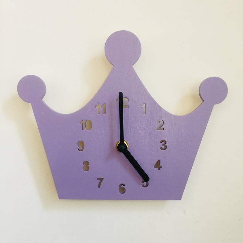 Creative Nursery Wall Clock PearlNestDecor.com