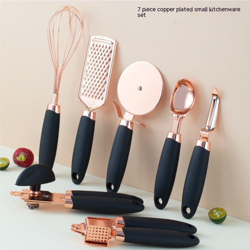 Copper Kitchen Peeler Set PearlNestDecor.com