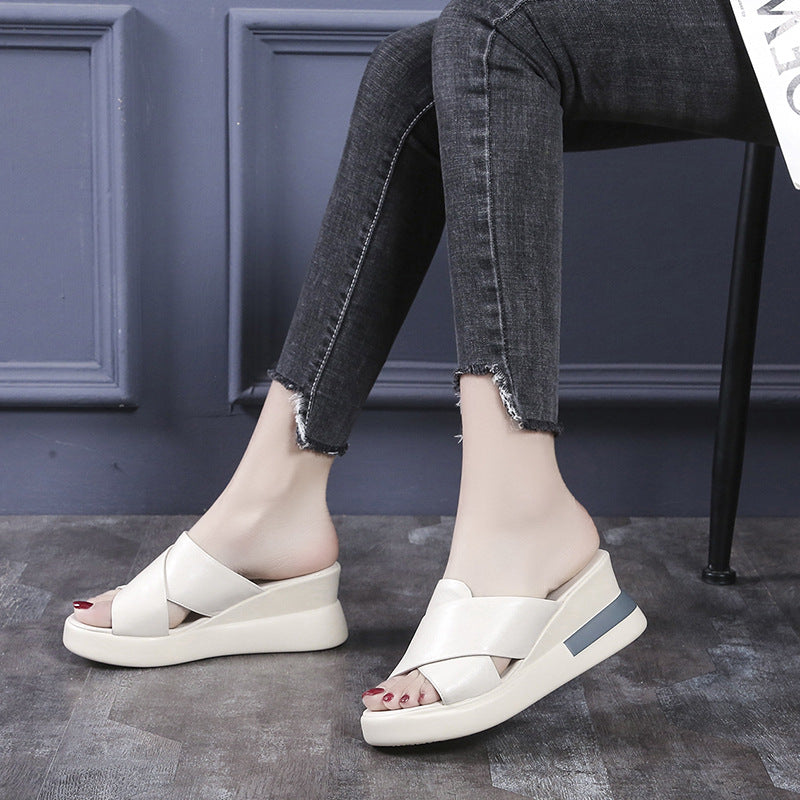 Platform Platform Wedge Fashion High Heel Sandals Women's LadyShow.Store