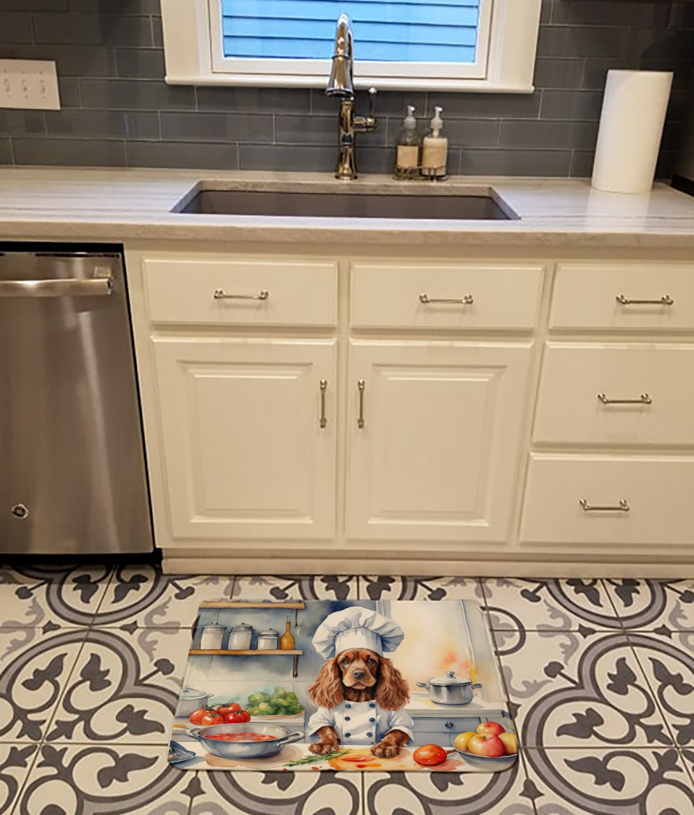 Cocker Spaniel The Chef Memory Foam Kitchen Mat LuxuryLifeWay Online Store