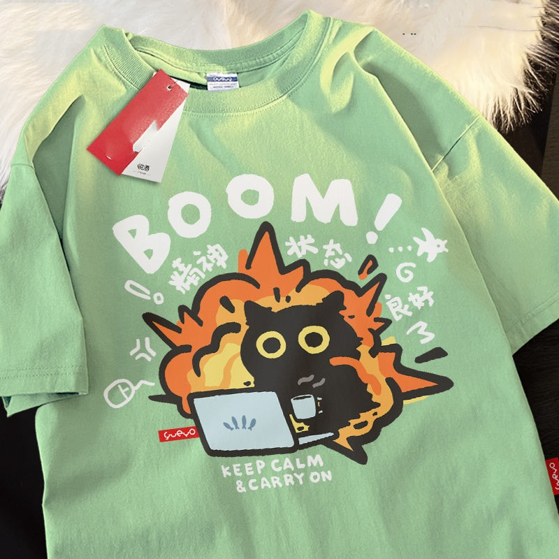 Cartoon Cotton T-Shirt Pi-Mart