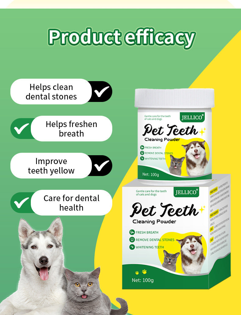 Teeth Cleaning Powder Oral Cleaning Smelly Dog Edible Teeth Cleaning Stone Tooth Cleaning Powder Pets Fashion