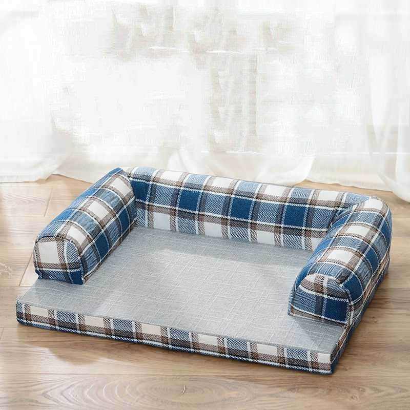 Removable And Washable Cushions Scratch-resistant Linen Dog Sofa Bed Pets Fashion