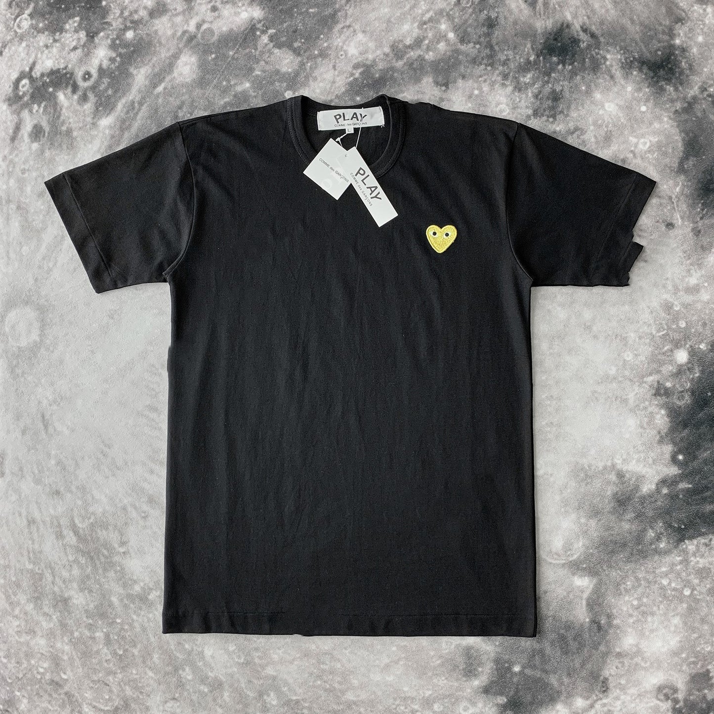 Cotton Heart Embroidered T-Shirt for Couples (Women) Pi-Mart
