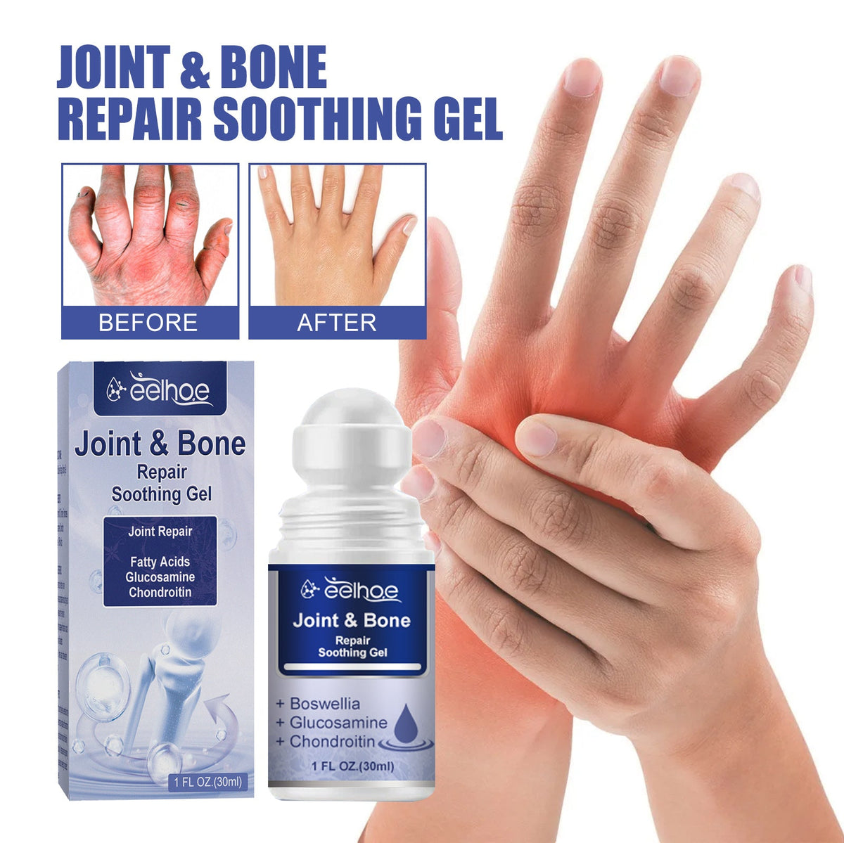 Joint Relief Gel 30ml Box Tri Light Beauty