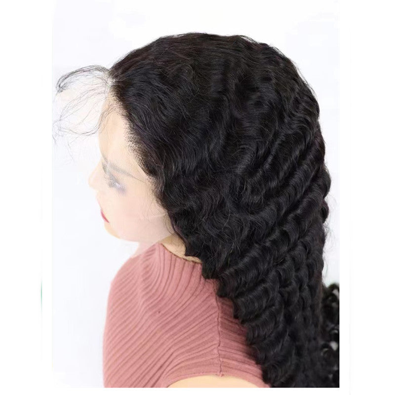 Simple Solid Color Half Lace Hair Cover Human Wigs LuxuryLifeWay Online Store