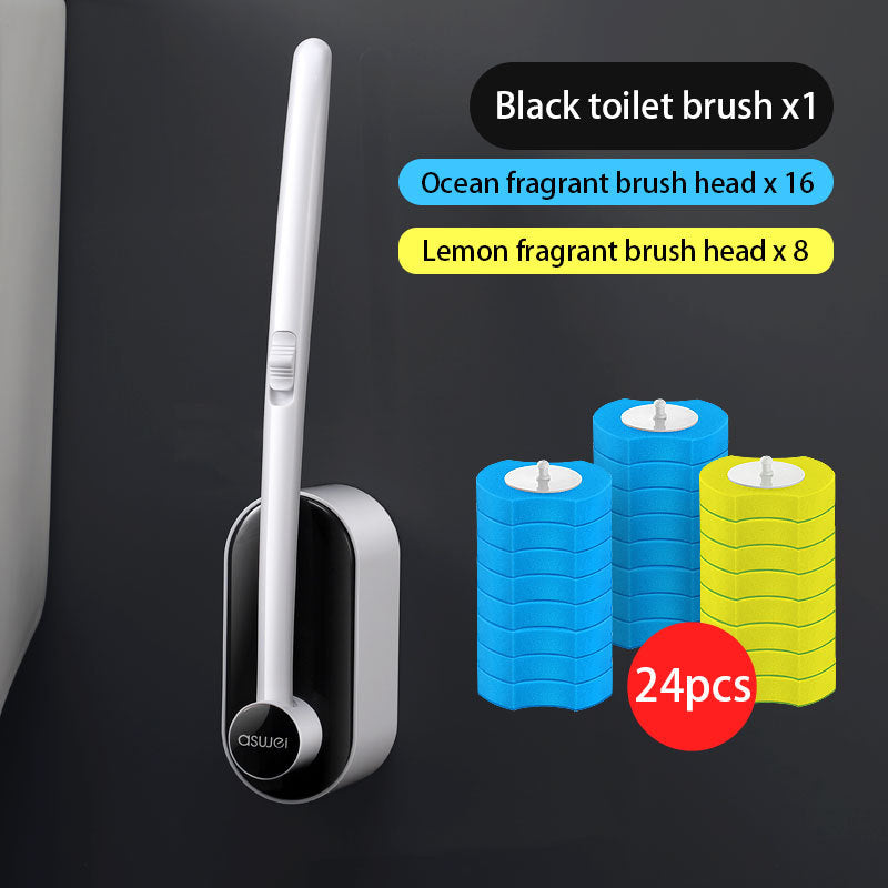 Disposable No Dead Angle Toilet Cleaning Brush LadyShow.Store