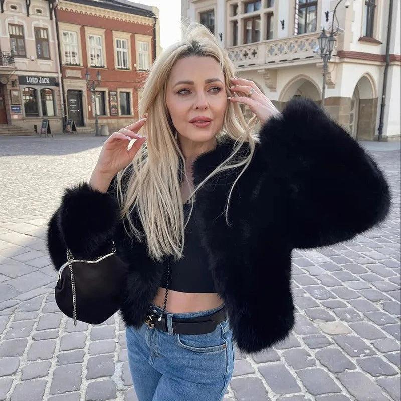 Fur Coat Short Tokas Fur Casual Women's Clothing Best YouTube Store