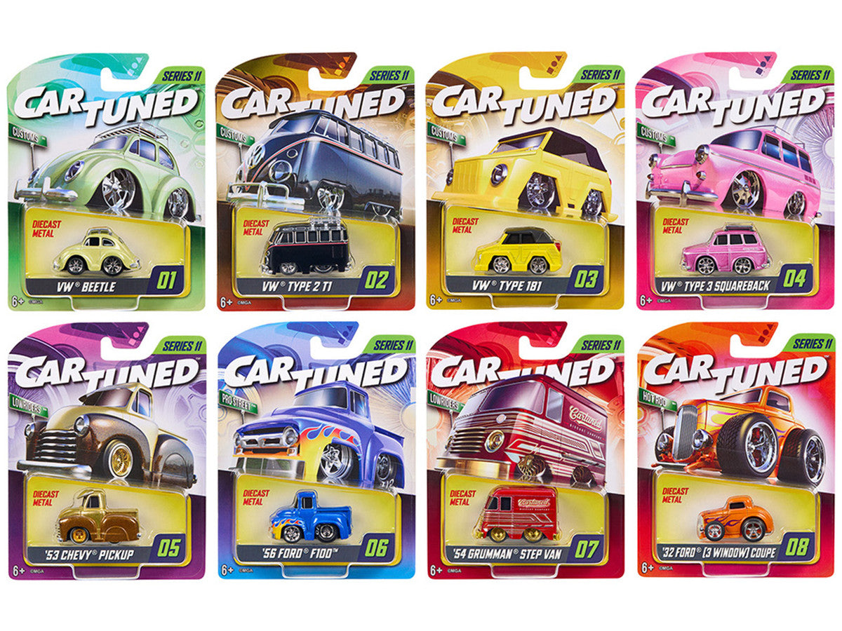 "Mainline" 2026 Series 11 Set of 8 Pieces Diecast Model Cars by CarTuned LuxuryLifeWay Online Store