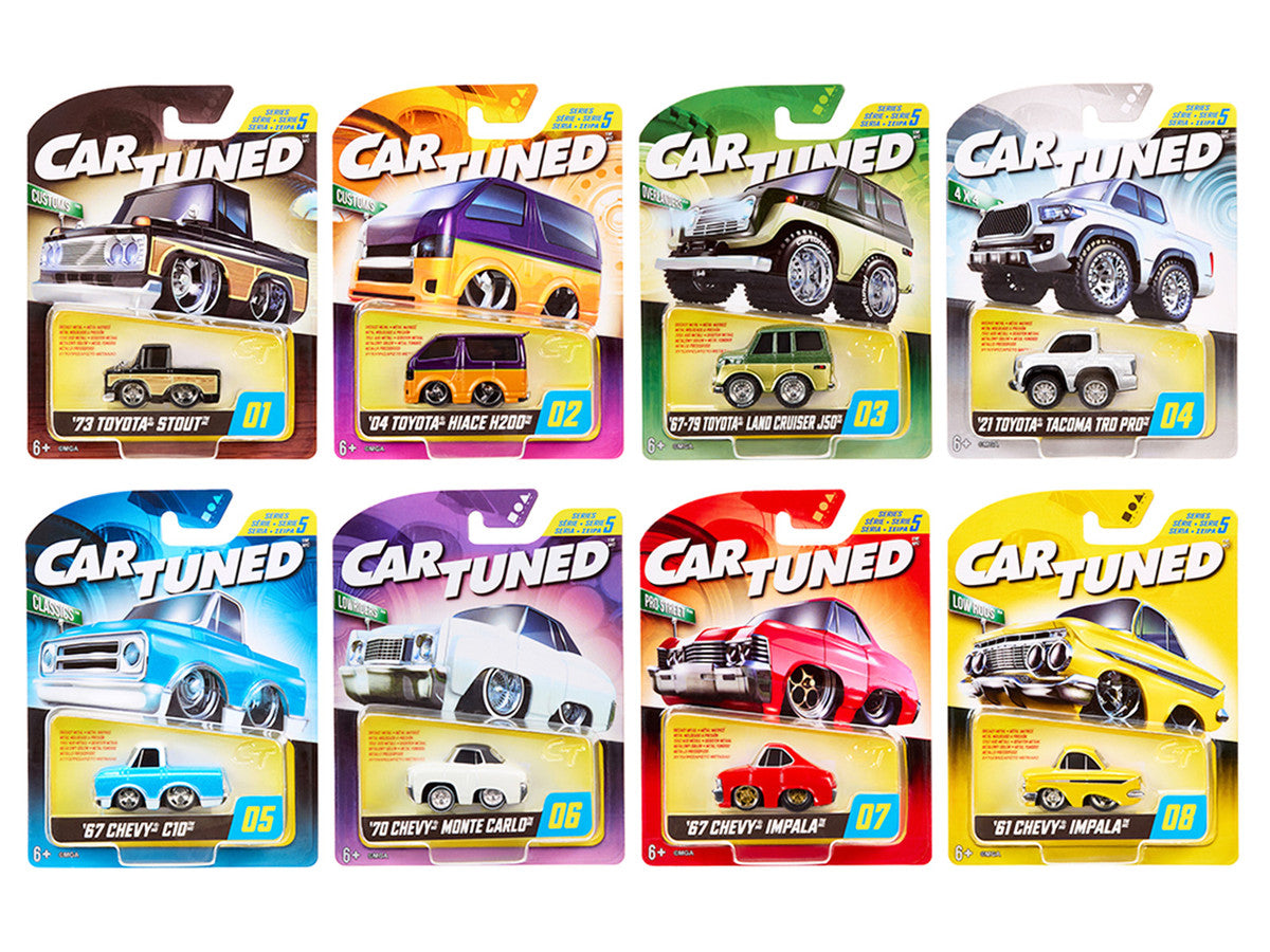 Hobby/Alt 2025 Series 5 Set of 8 Pieces Diecast Model Cars by CarTuned LuxuryLifeWay Online Store
