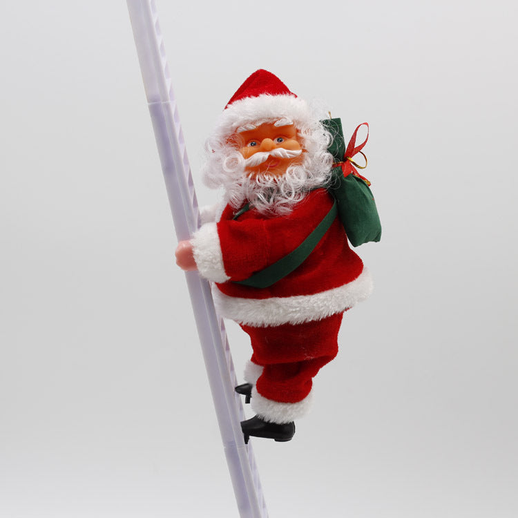 Santa Claus Climbing Ladder Electric Santa Claus Climbing Ladder