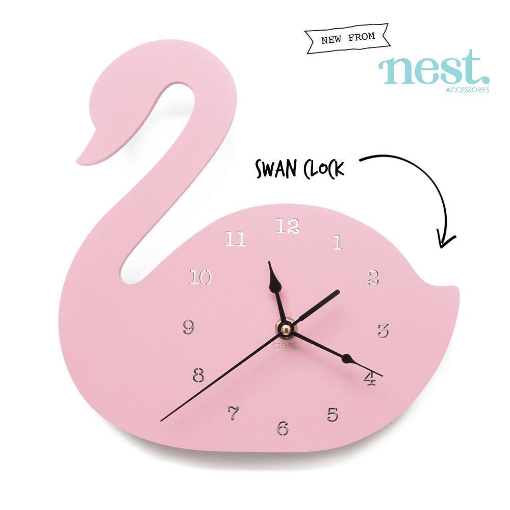 Creative Nursery Wall Clock PearlNestDecor.com