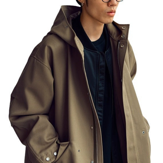 Hooded Jacket Fishtail Men Best YouTube Store