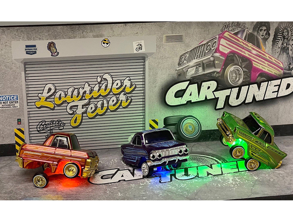 "Lowriders Show Glow" Series 2 Set of 8 Pieces Diecast Model Cars by CarTuned LuxuryLifeWay Online Store