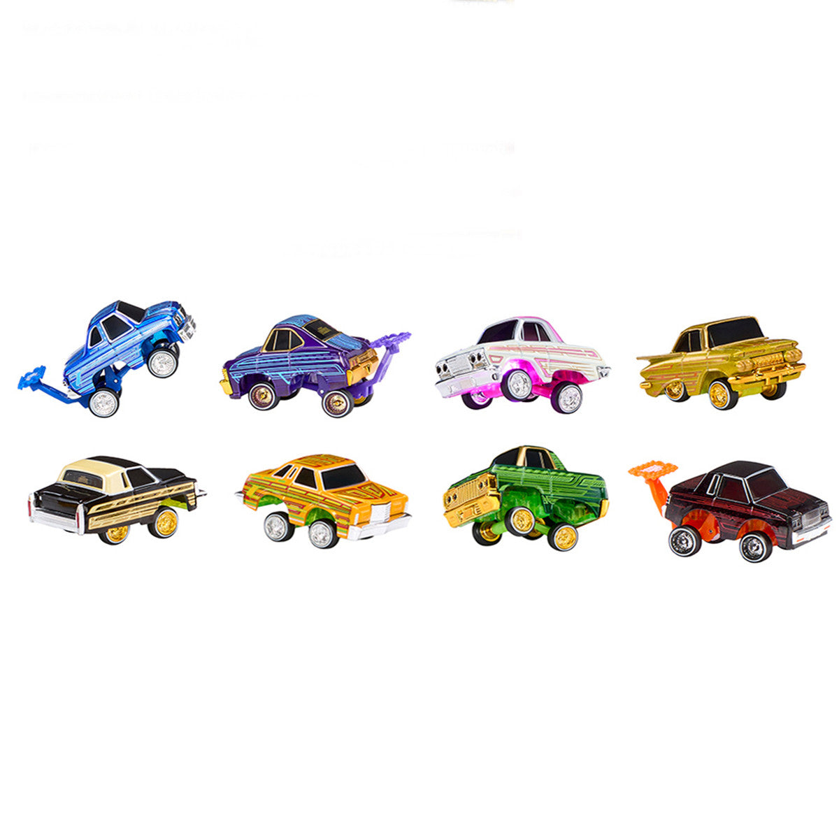 "Lowriders Show Glow" Series 3 Set of 8 Pieces Diecast Model Cars by CarTuned LuxuryLifeWay Online Store