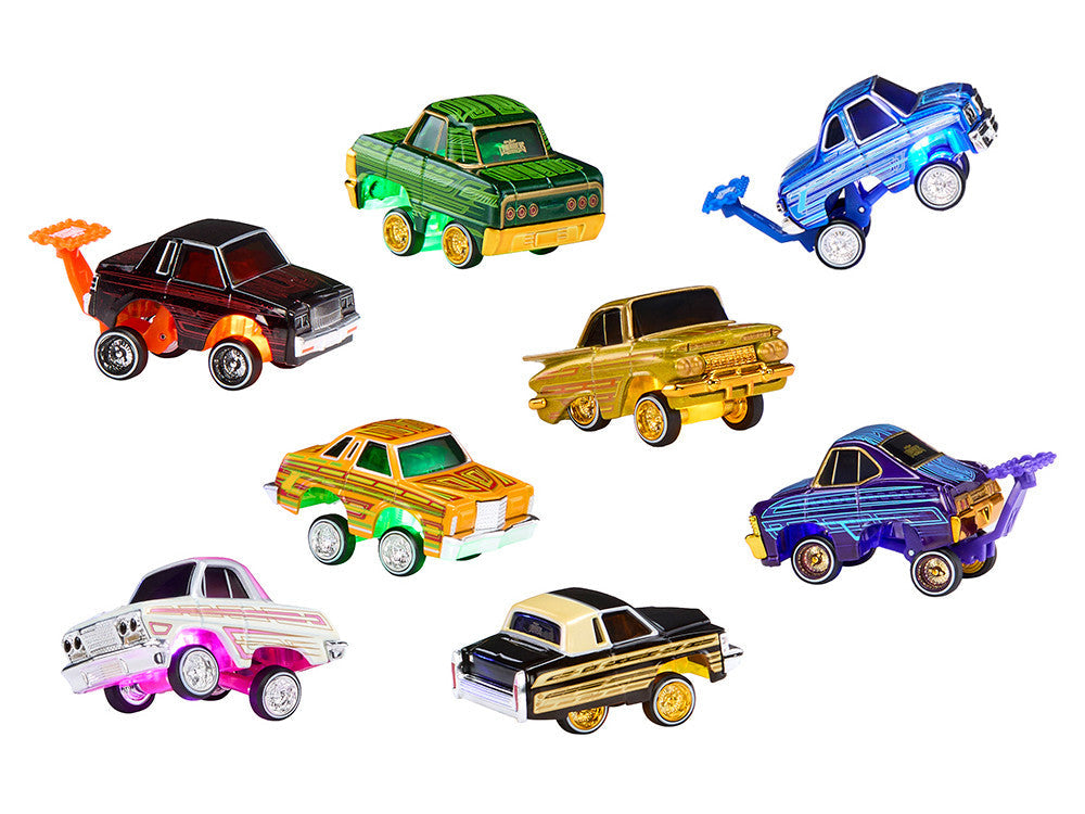 "Lowriders Show Glow" Series 3 Set of 8 Pieces Diecast Model Cars by CarTuned LuxuryLifeWay Online Store